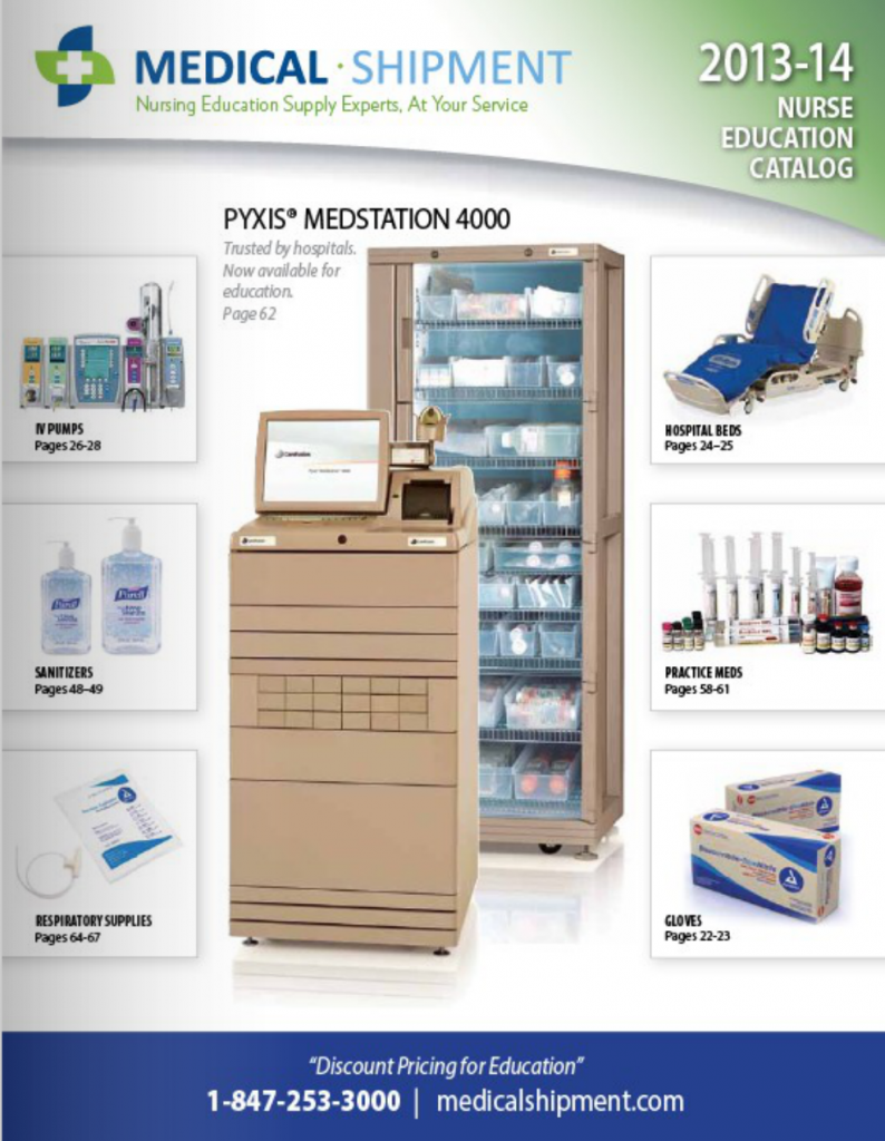 medical shipment brochure