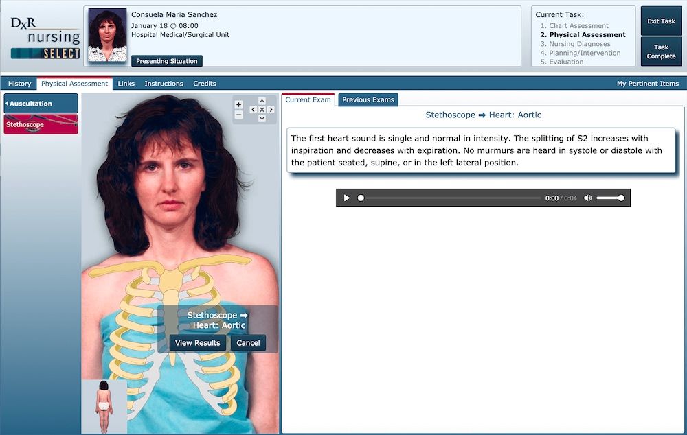 Get Students to Think Like a Nurse with Web-Based DxR Nursing SELECT