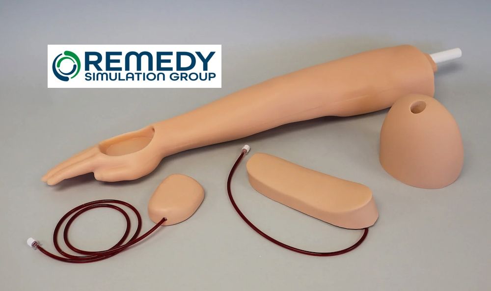 New Armando IV Injection Training Arm and Nursing Skills Task Trainers from Remedy Simulation