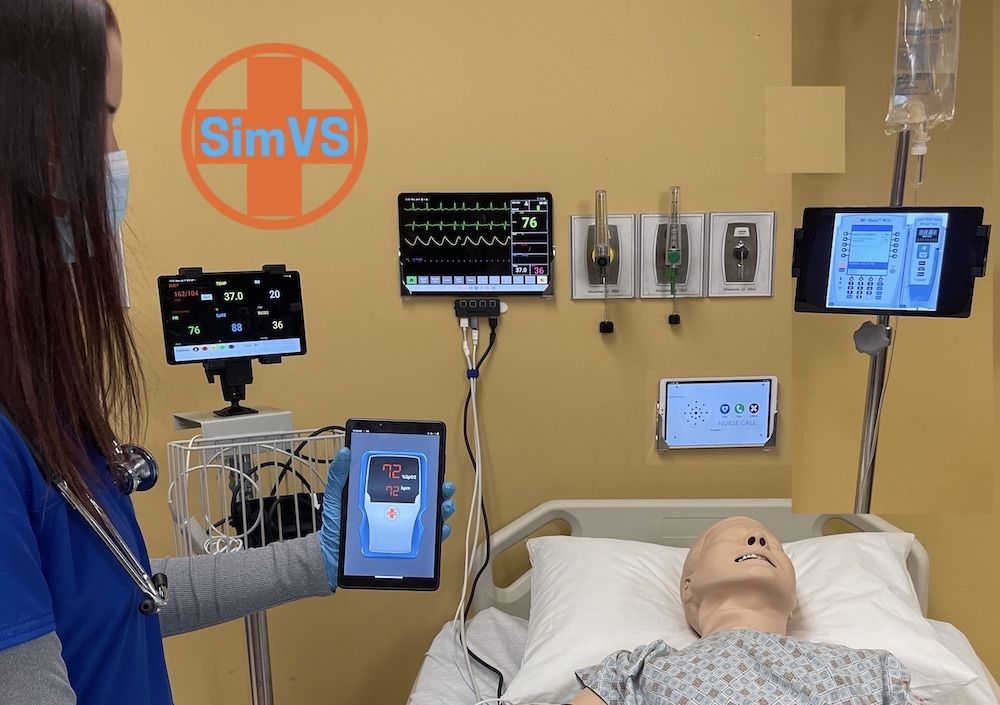 Universal Sim Lab Remote: Tablet-Based Simulated Medical Devices from SimVS