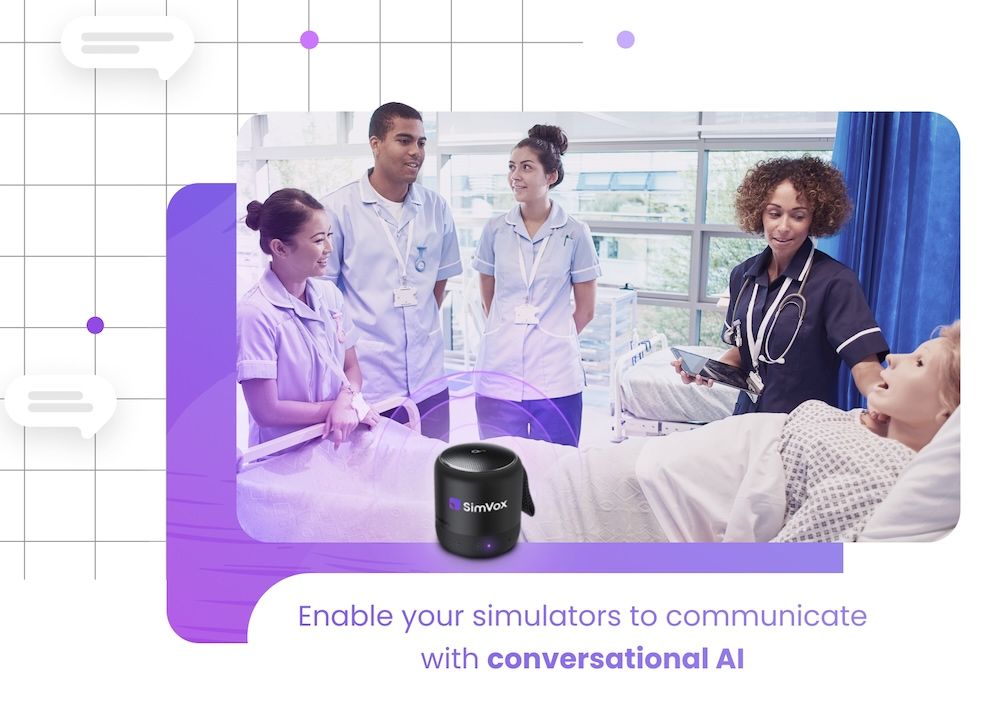 Adding Generative AI to Any Patient Simulator with SimVox Smart Speaker