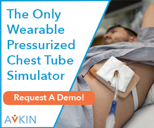 Wearable Pressurized Chest Tube Simulator