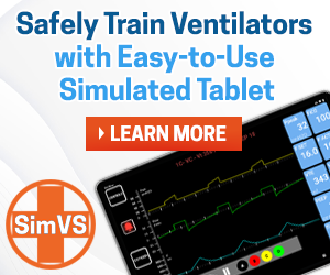 Safely Train Ventilators with Easy-to-Use Simulated Tablet