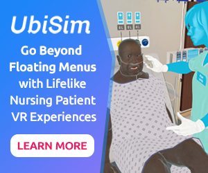 Go Beyond Floating Menus with Lifelike Nursing Patient VR Experiences