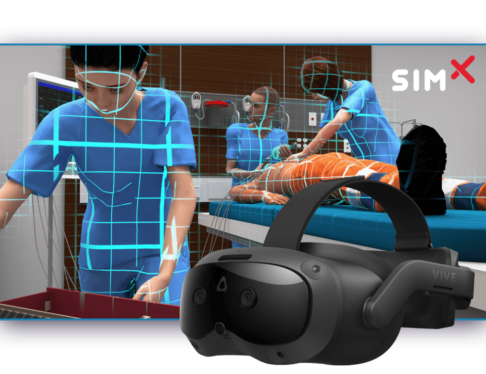 Revolution of Healthcare Training: How HTC VIVE and SimX Bridge the Education Gap